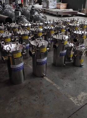 镜面抛光篮式过滤器快装接口ISO3A可选提篮式过滤器