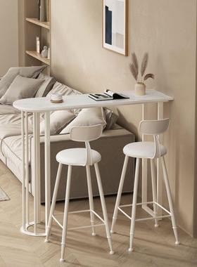 吧油风岩板IMT吧台桌家用客厅隔奶断小户型水柜台餐边阳台休闲小