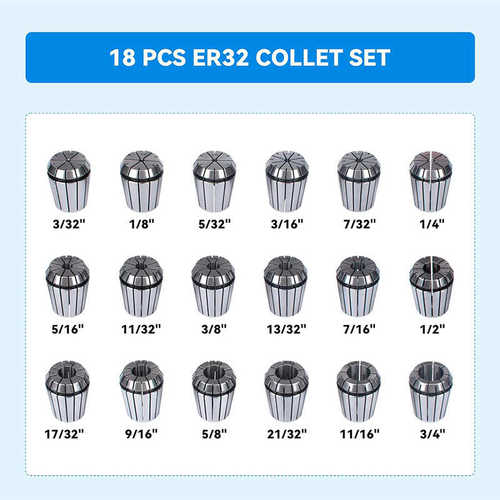 弹簧er32-套装夹头筒塑英制盒铝er32供应厂家品质夹出口18pcs