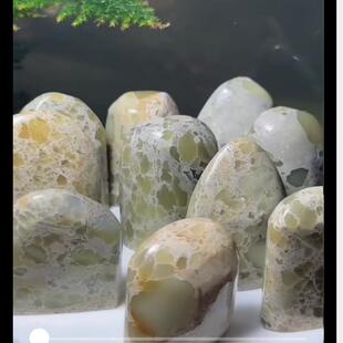 寿山花坑绿随形章闲章印章一组10方厚1.3–2.1宽3.2–4高3.4–5.3