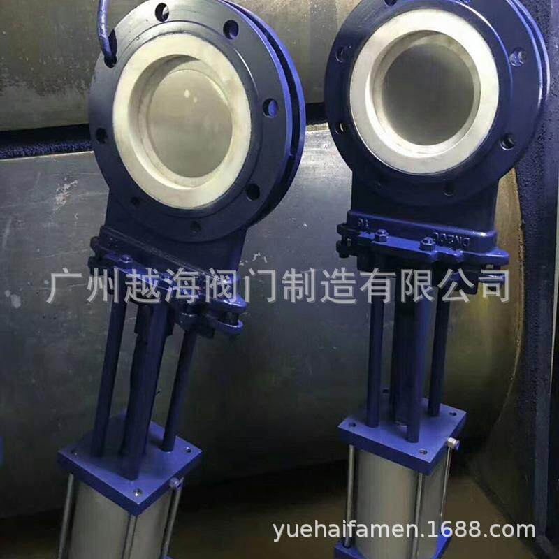 PZ673TC-10C气动薄型陶瓷闸阀耐磨陶瓷刀型闸阀气动刀型闸阀