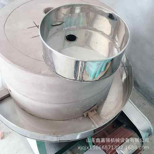 1m豆浆豆腐磨浆机商用煎饼果子米浆机80型电动小麦面粉石磨机