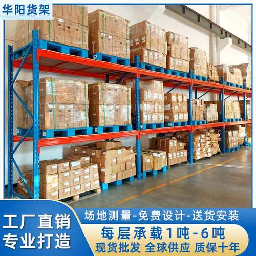 重型货架厂家直销仓库大型库房五金横梁式承重托盘架仓储钢架