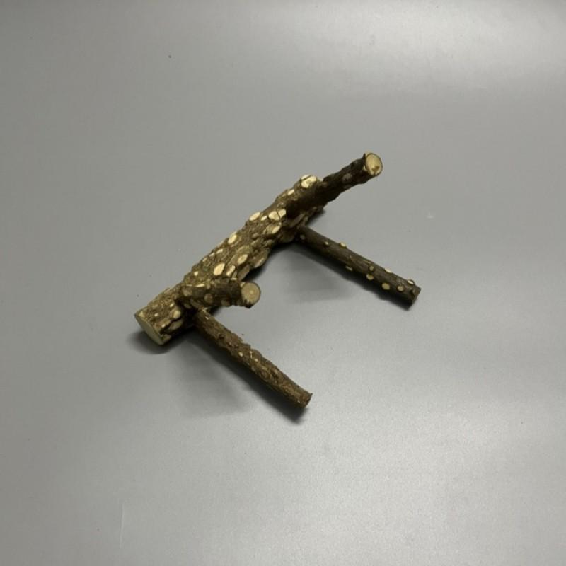牡丹玄凤虎皮鹦鹉桌面站架花椒木站棍大中型型鹦鹉啃咬玩具鸟笼