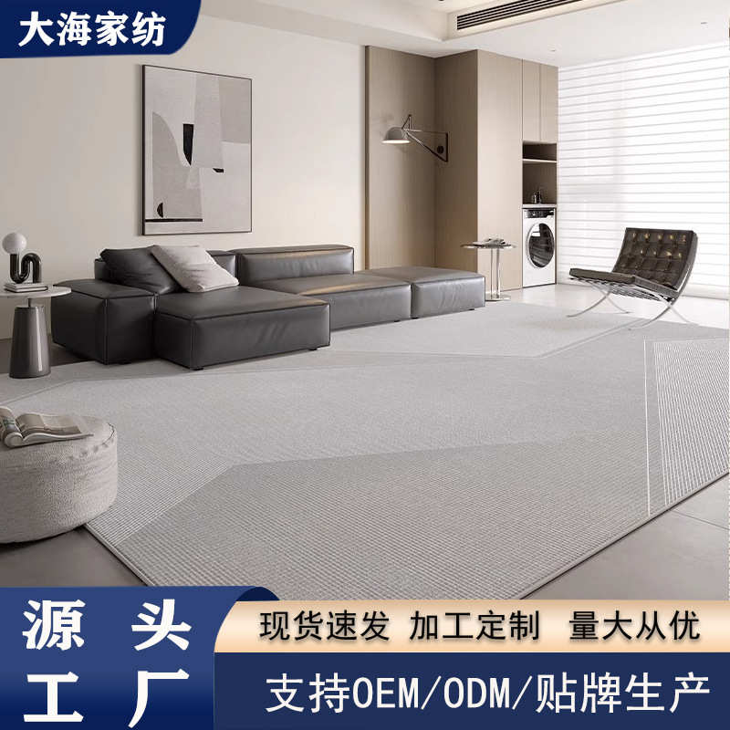 毯意简易极沙发式铺地地毯客厅大面积全现货打理新款垫耐脏茶几