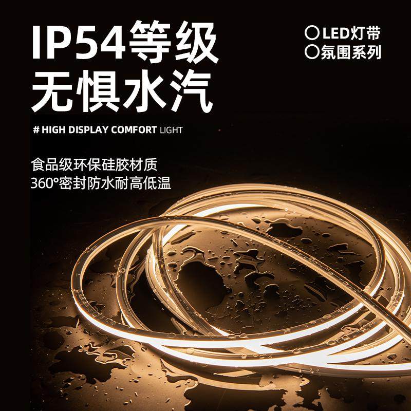 星选W8初识灯饰 定 制硅胶灯带24V餐边柜衣柜高显指线条灯防水防,家装灯饰光源,室内LED灯带,淘宝优惠券,粉丝福利购,淘宝优惠卷