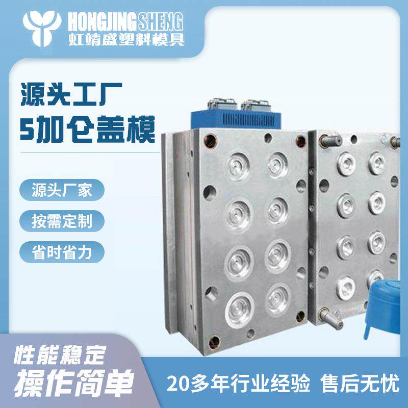 厂家直售5加仑盖聪明盖塑料模具 五加仑一次性水桶盖子注塑模具