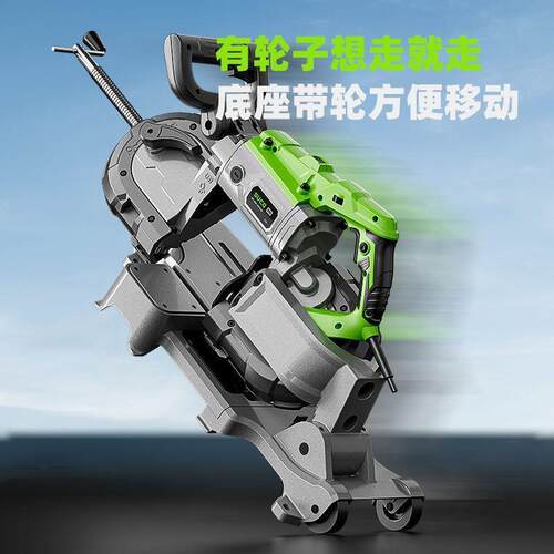 舒畅电动动小型家YUO用带锯多能木工全自台德式45度不锈钢锯功床