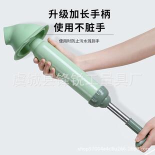 新款直销马桶疏通器一炮通打气筒马桶吸下水道疏通器坐便器堵塞皮