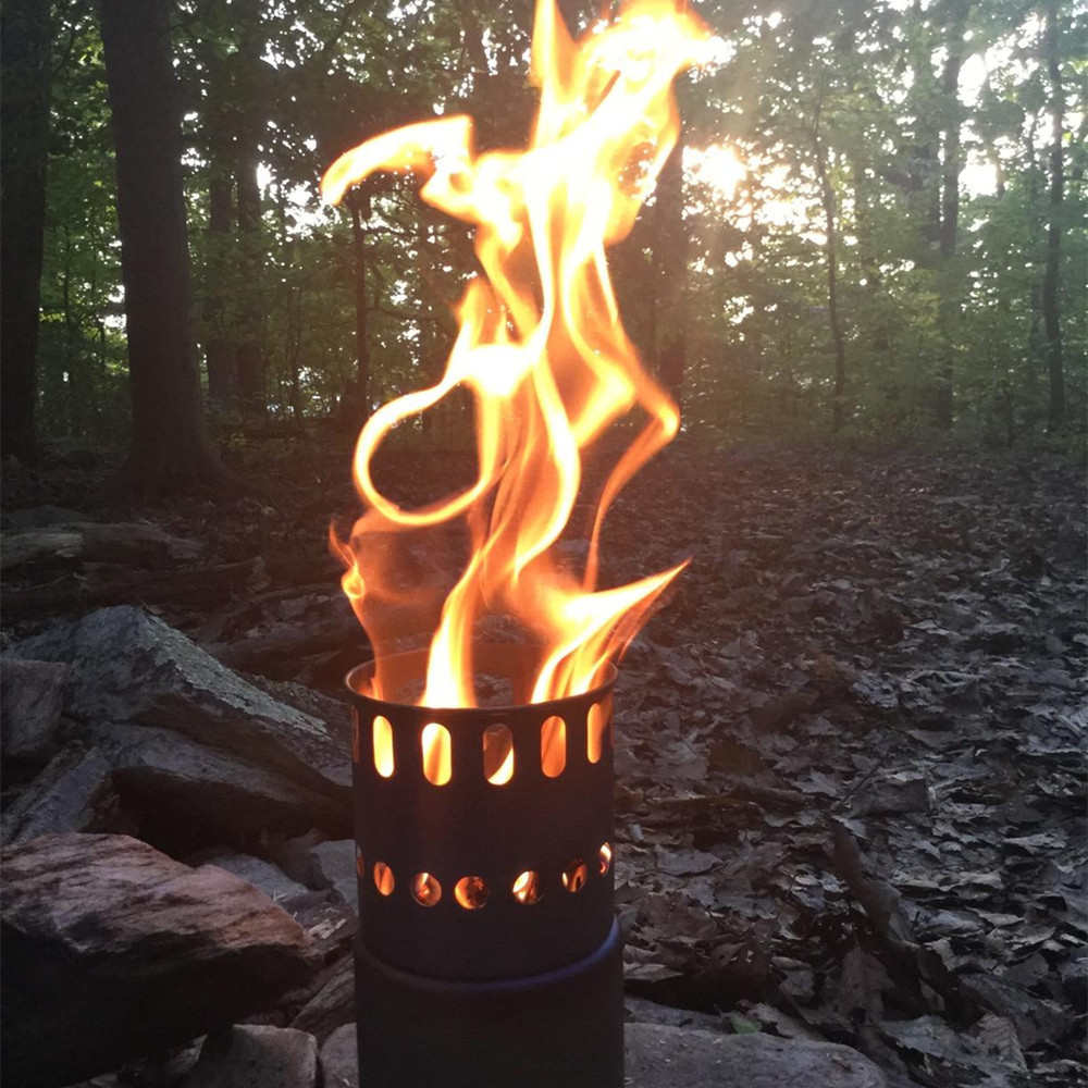 千橡树钛柴火炉户外直燃组合轻便携骑行徒步炊具 STV11大号