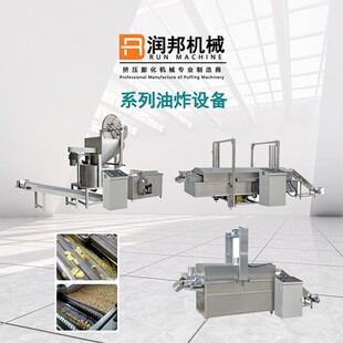 系列油炸设备坯料油炸机节能油炸设备自动油炸锅油幕式油炸机