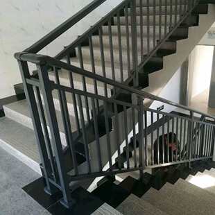 锌钢楼梯扶手室内别墅户外小区护栏复式楼楼梯栏杆钢室外防护铁艺