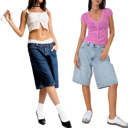 Cowboy non elastic slimming women's pants for girls
