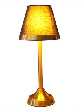 高档美式覆古ed酒吧可充电台L灯点欧式餐厅氛夜围灯高贵黑色英式