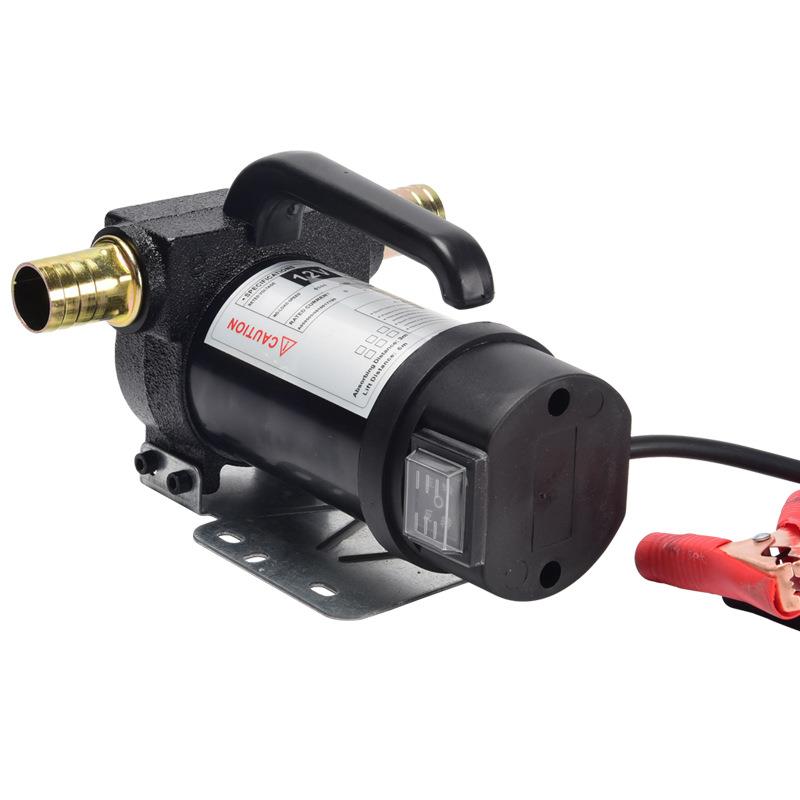 电动抽油泵小型12V24V220V伏柴油加油机正反抽油机自吸油泵