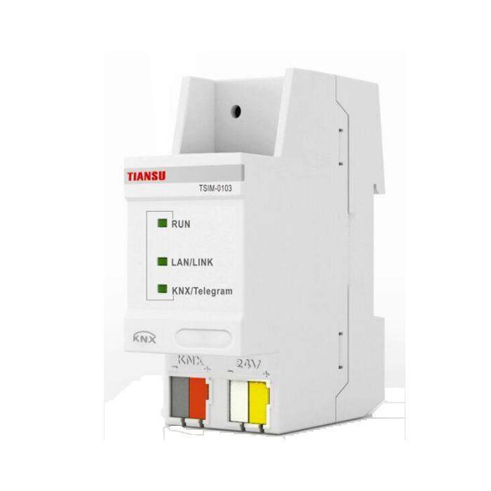 南京天溯KNX/IP网关PC接口模块IP路由器以太网接口TSIM-0103网关