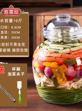 腌鸡蛋腌蛋透明泡菜四川四川泡菜坛子腌萝卜腌鸭蛋收纳罐腌菜缸