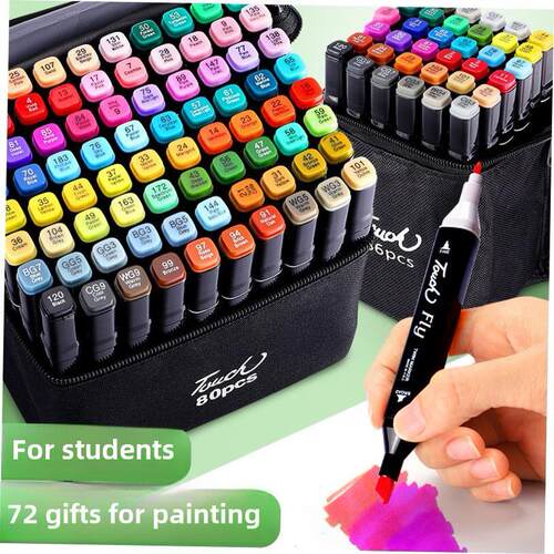 24/30/60/80 Color Art Markers Pen Set Double Headed Sketch