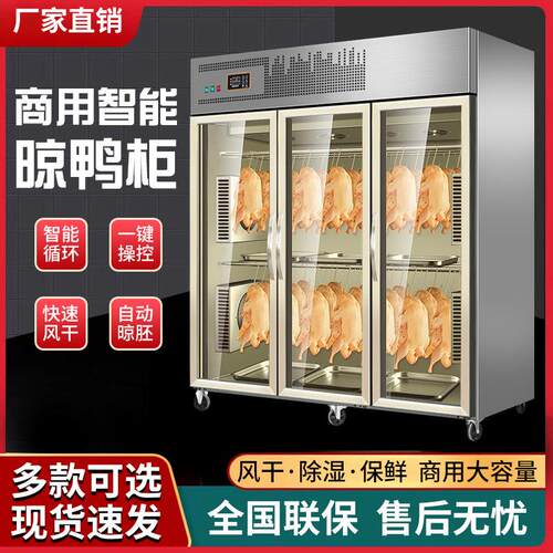 晾鸭柜风冷无霜商用智能除湿保鲜烧鹅烧腊乳鸽五花肉