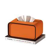 新款 创意椭圆形轻奢纸巾盒客厅卧室桌面餐巾纸收纳盒抽纸盒高级感