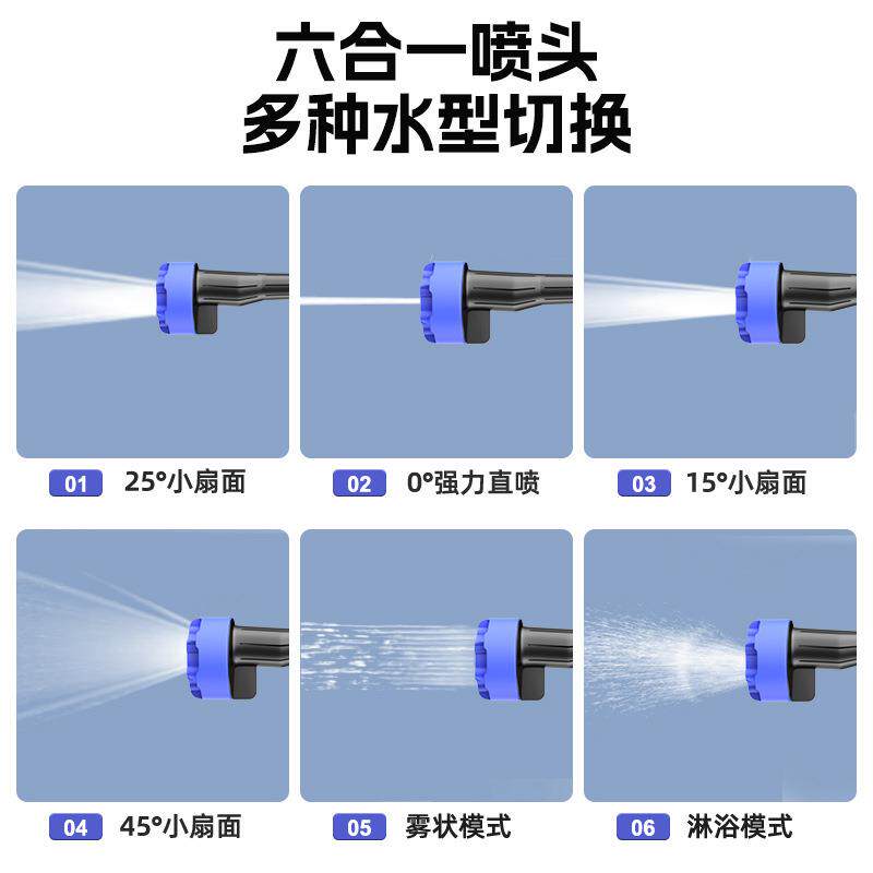 无刷电动洗车高压水枪多功能手持便携洗车清洗机水枪家用浇花喷水