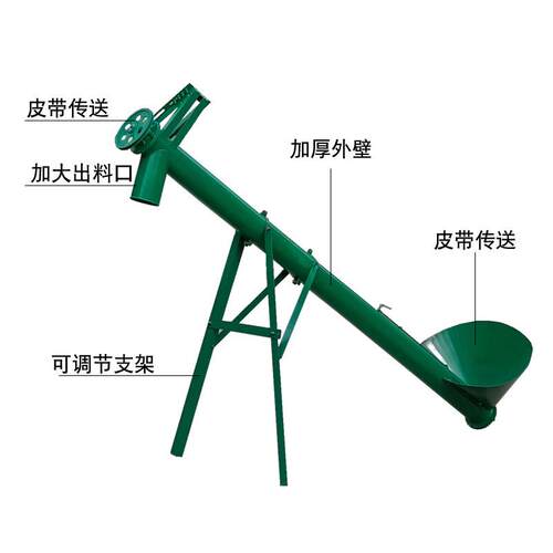 富兴供应螺旋绞龙提升机粮食颗粒化工粉末加厚自动上料机输送机