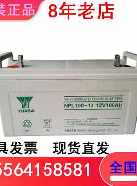 YUASA汤浅蓄电池12V100AH/NPL100-12基站厂房直流屏ups设备专用