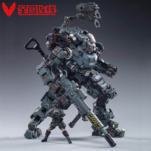 高档JOYTOY暗源战神人86甲兵高度达22C可动模机型变形玩具机M器人