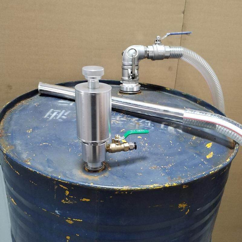真空泵气动抽水泵真空移液泵气动抽液泵 200L铁油桶抽油器 抽油泵