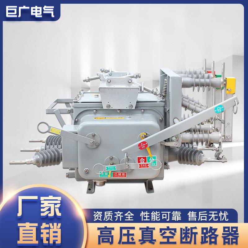 ZW20-12FG/630户外高压真空断路器10kv带PT智能隔离铁壳柱上开关