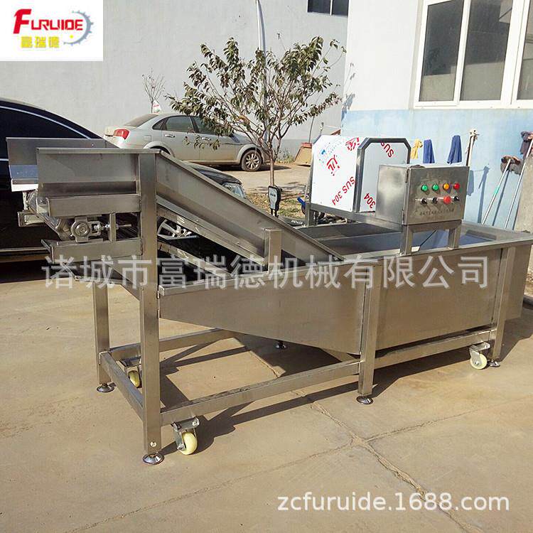 大枣鼓泡清洗机臭氧去农残果蔬清洗机多功能全自动气泡清洗机