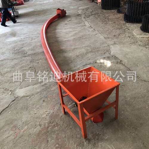 汽油版软管吸沙机中驱螺旋输送机厂家单驱输送吸粮机