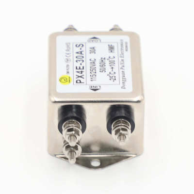 普鑫原厂滤波器220V30A电源滤波器PX4E-30A-S抗干扰滤波频率元件