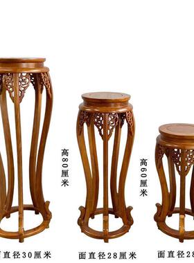 古实木花绿架中式客厅阳台木质萝盆吊兰景架整装NYS花架仿子室内