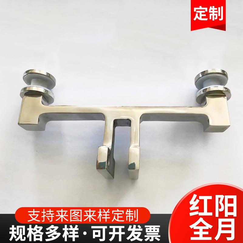 304不锈钢栏杆配件楼梯立柱配件玻璃爪安装不锈钢栏杆