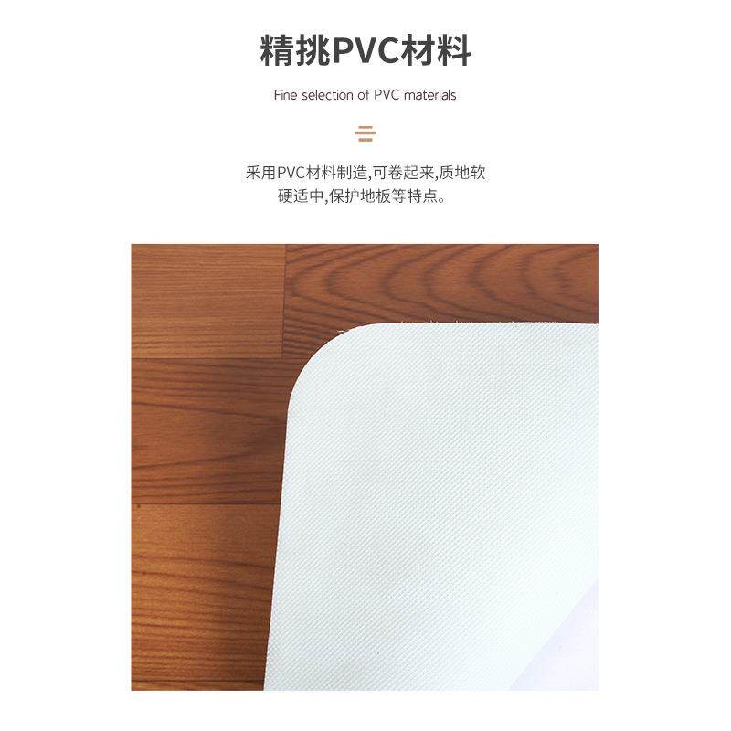 PVC印花木纹透明厨房垫防水防滑地垫木地板保护垫防划痕耐磨地垫