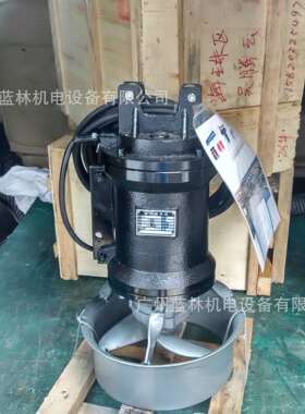 qjb潜水搅拌机 铸件式潜水水下搅拌机 QJB低速推流器 蓝林泵业