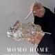 MOMO 烟灰缸水晶玻璃冰山雪山雪茄缸酒吧办公室家用 HOME家居时尚