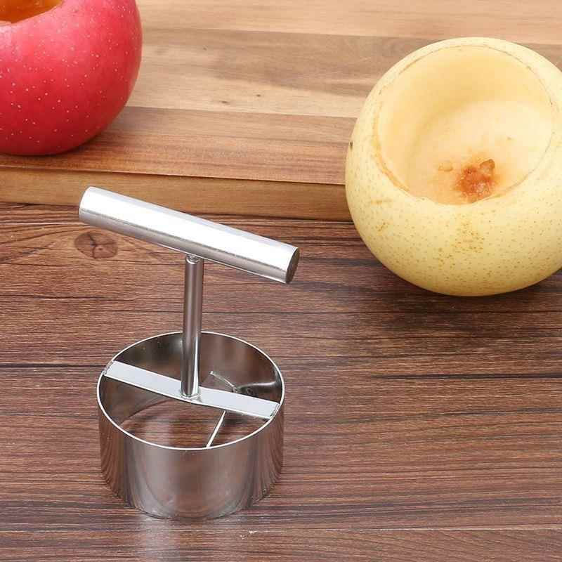 苹果梨子抽芯器 304不锈钢去核挖孔工具果肉分离切果器厨房小工具
