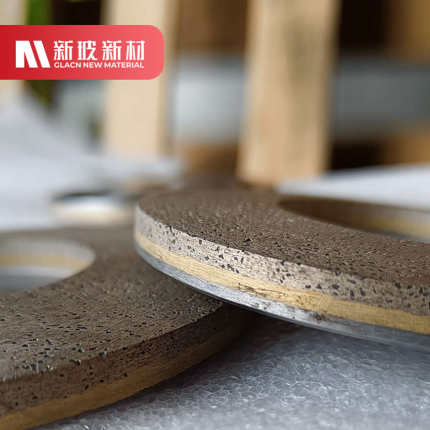 金刚石打磨片角磨机用烧结青铜片玻璃岩板石材瓷砖磨边切割不崩边
