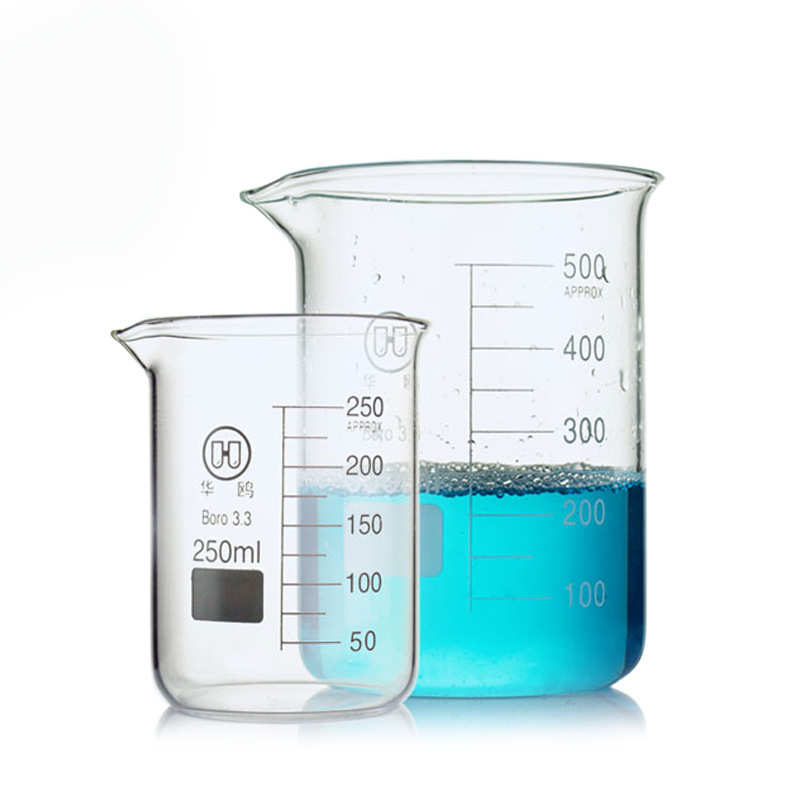 华鸥烧杯  高硼硅烧杯 厂家批发 低型烧杯4000ml 3.3料 刻度烧杯
