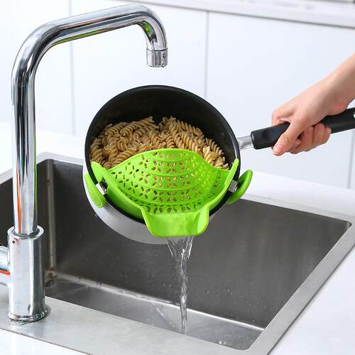 Silicone Water Drainer for Pots - Home Kitchen Noodle, Veget