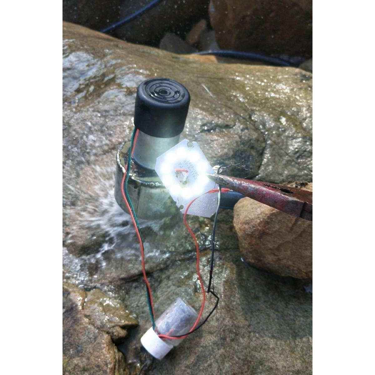 野外水力涡轮水利发电机用小型便携式220v大功率户外试验管道式