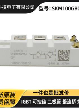 原装IGBT功率模块 焊机专用模块SKM100GB063D SKM100GB125DN原盒