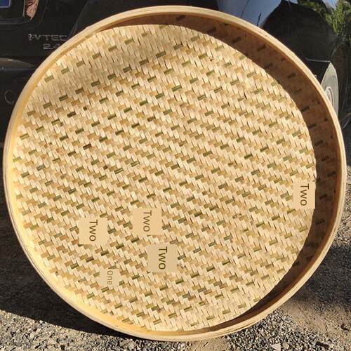 竹编竹筛子家用晒筐老式有孔圆形晾晒萝卜干货神器晒菜农村用簸箕
