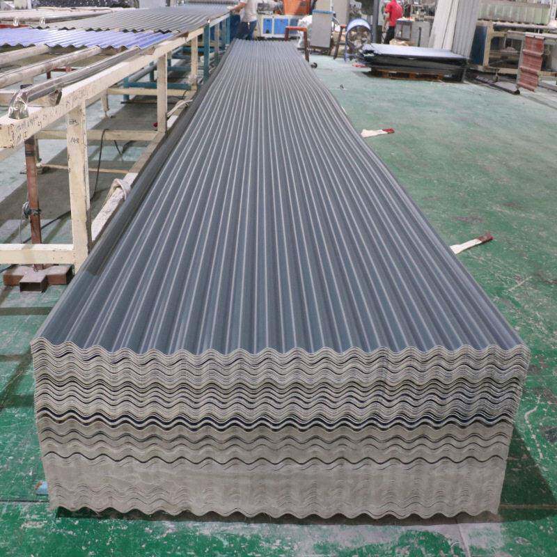 pvc塑料瓦厂家定制加厚波浪瓦工业厂房用隔热塑钢瓦雨棚遮阳瓦片