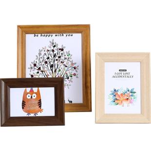 美式 复古678寸10寸16寸证书框挂墙相框定制摆台照片加框相册架