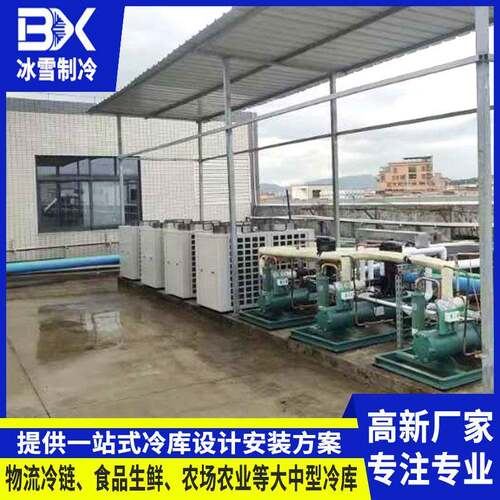 中大型冷藏库冷库鸡鸭鹅鱼牛羊猪肉类速冻库成套冷库安装工程