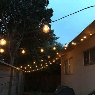LED复古G40灯串 饰圣诞婚庆节日灯串 G40太阳能灯串 户外庭院装