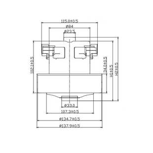真空吸尘器电机 1800W电机 3星吸尘器适配电机 135外径1600W